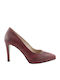 Stefania Burgundy Heels