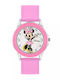 Disney Παιδικό Αναλογικό Ρολόι 32mm Minnie Mouse Ροζ