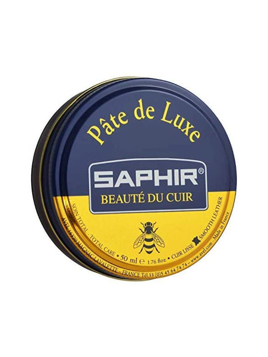 Saphir Pate De Luxe Полиране за Кожени обувки Черно 50мл 15221009