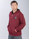 Sweatshirts Für Herren Mit Kapuze Farbe Burgundisch