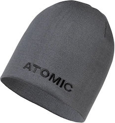 Atomic Beanie Unisex Beanie Knitted in Gray color