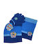 Gift-Me Kids Beanie Set with Scarf & Gloves Knitted Blue