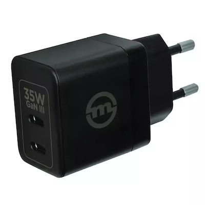 Tech-Protect Charger with Integrated Cable 35W Blacks (Gan)