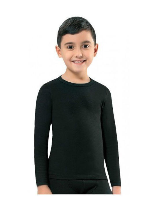 Kinder Thermohemd Schwarz