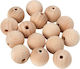 Efco Wooden Craft Bead 20mm