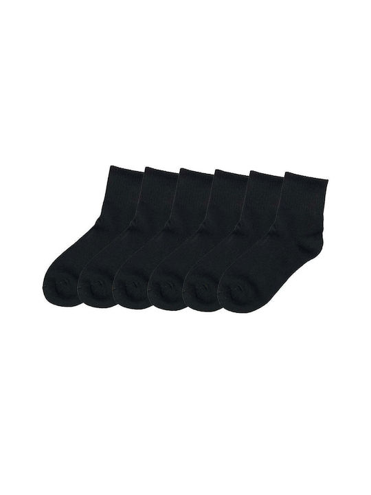 Ustyle Men's Socks BLACK 6Pack