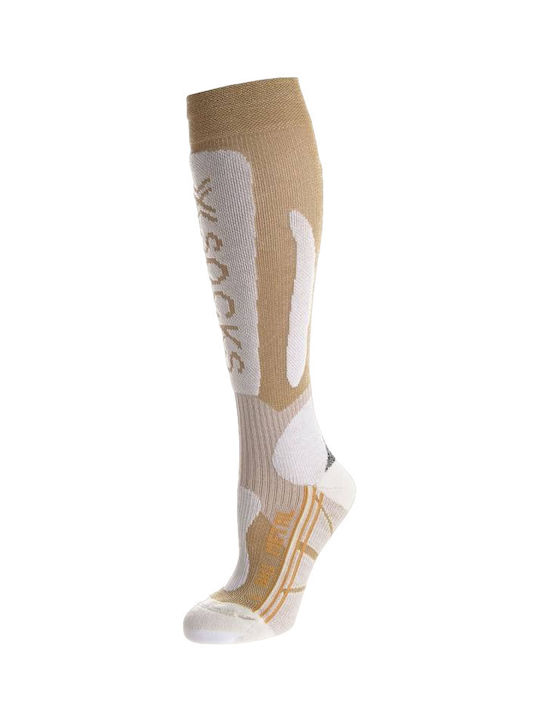 X-Socks Γυναικείες Κάλτσες Σκι & Snowboard Λευκές 1 Ζεύγος