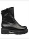 Zakro Collection Leather Women's Ankle Boots Black