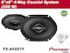 Pioneer Car Speaker Set 6x8" with 350W RMS (4 Way)