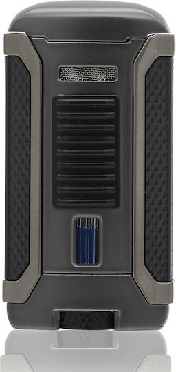 Colibri Lighter Flame Windproof with Jet Flame in Gray color