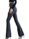 Damen Leggings Formendefinition Hohe Taille & Push-up Graue
