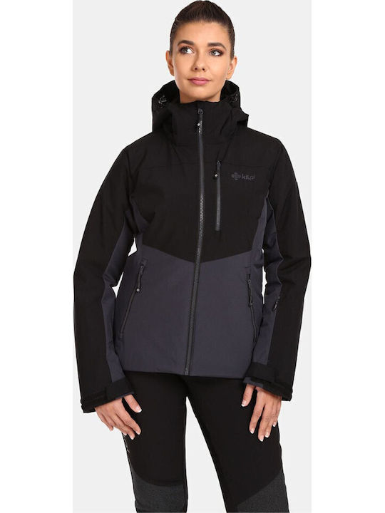 Kilpi Flip UL0113KI-BLK Women's Ski & Snowboard Jacket Black