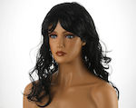 Carnival Wig Curly Black