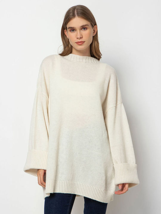 Floss Women's Long Sleeve Sweater Beige