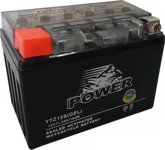 Power GEL Motorradbatterie YTZ12-S mit Kapazität 11.2Ah