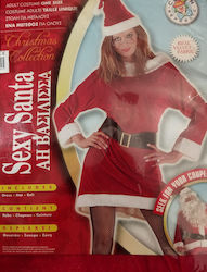 Christmas Costume Santa Queen Red