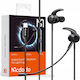 Mcdodo HP-1350 În ureche Handsfree cu două căști cu mufă Lightning Negru