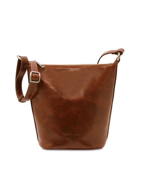 Tuscany Leather Leather Women's Bag Shoulder Tabac Brown