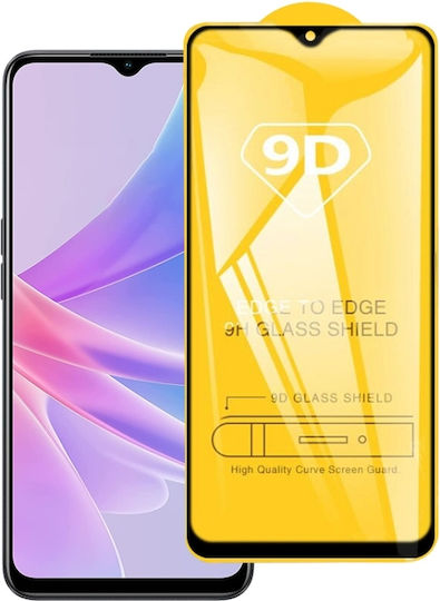 Oppo Full Glue Full Face Tempered Glass Black (Oppo A78 4G - Oppo)
