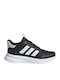 X_plrpath K Kinder Sportschuhe Laufen mit Schnürsenkeln Schwarz
