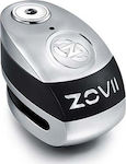 Zovii Zd6 Motorcycle Disc Brake Lock with Alarm & 6mm Pin in Gray