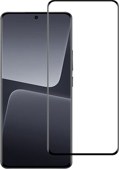 Curved Full Face Tempered Glass Negru (Xiaomi 13T / 13T Pro)