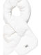 Women's Furry Scarf White