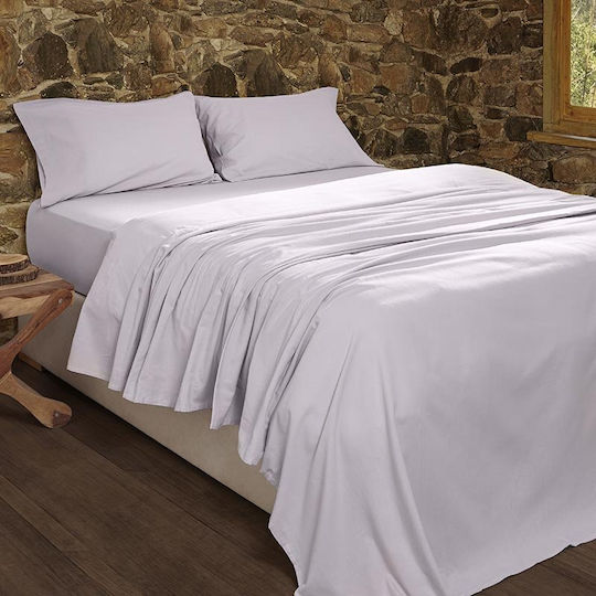 Peiraiki Patraiki Cearșaf Single Flanel 170x280cm. Roz