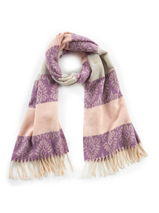 Verde Women's Wool Scarf Violet