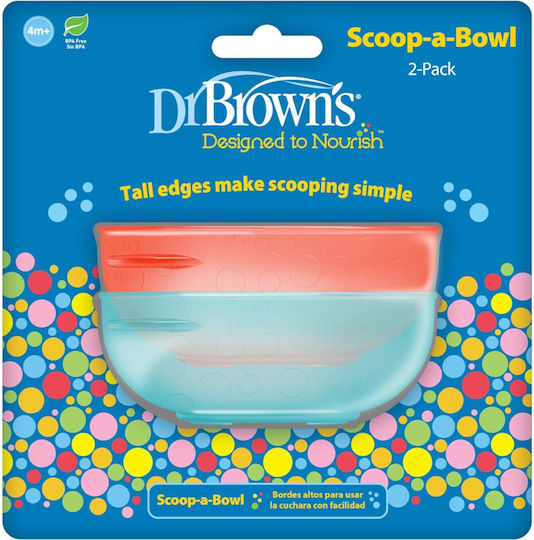 Dr. Brown's Baby Food Bowl Multicolour 2pcs TF021