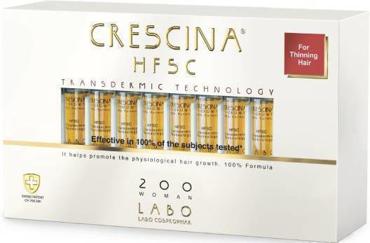 Labo Crescina HFSC 200 Αμπούλες Μαλλιών κατά της Τριχόπτωσης για Γυναίκες 20x3.5ml