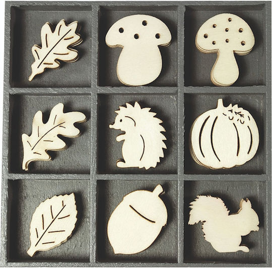 Knorr Prandell Wooden Decoration 45pcs (Various Designs)