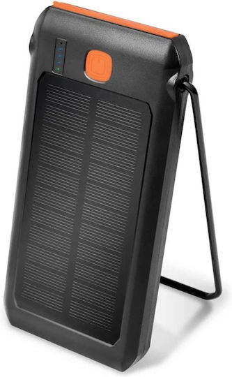 LogiLink Solar Power Bank 10000mAh Stromlieferung Schwarz
