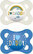 Mam Orthodontic Pacifiers Silicone I Love Daddy...