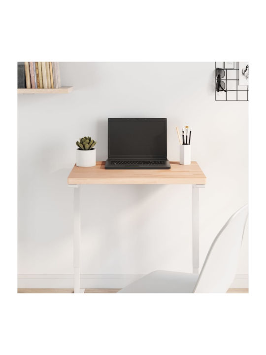 vidaXL Rechteckig Tischoberfläche aus Massivholz Beech 60x40x2.5cm 3188884 1Stück