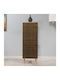 Soho Wooden Shoe Organizer with 8 Shelves Sonoma 50x38x135cm