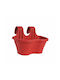 Serinova Planter Box Plastic Red 33x29x25.5cm.