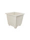 Sic Plast Γλάστρα Πλαστική Λευκή 32x32x30εκ.