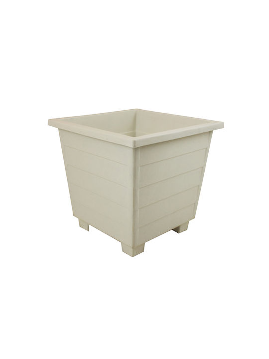 Sic Plast Γλάστρα Πλαστική Γρανίτης 32x32x30εκ.