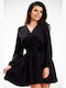 Awama Mini Dress Black