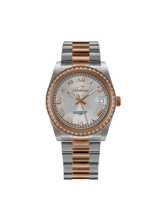 Bellevue Watch with Silver Metal Bracelet