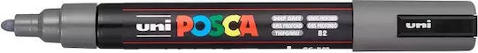 Posca Uni Permanent Marker 2.5mm DARK GREY