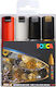 Posca Ανεξίτηλοι Μαρκαδόροι Ανεξίτηλοι Pc-8m 0.7mm Σετ 4 χρώματα