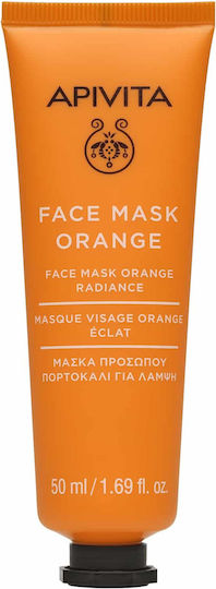 Apivita Orange Radiance Face Brightening Mask 50ml
