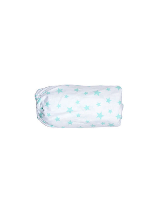 Baby Star Cearșaf pentru bebeluși Pentru Patut Bumbac Alb 115x185buc