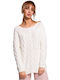 MOE Women's Long Sleeve Sweater Ecru