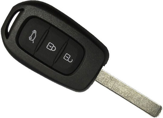 Carcasă cheie auto cu lamă cu 3 butoane pentru Renault