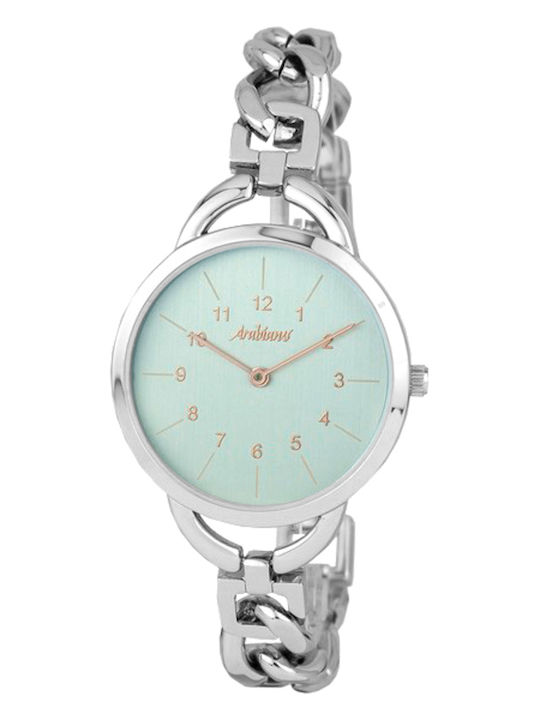Arabians Women's Watch with Silver Metal Bracelet