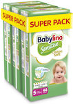 Babylino Tape Diapers Sensitive Cotton Soft Sensitive No. 5 for 11-16 kgkg 134pcs