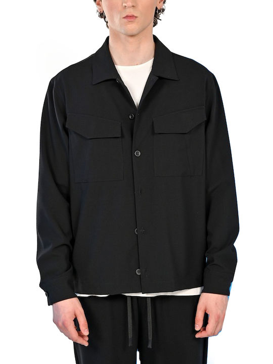 Langärmlig Hemd Black.